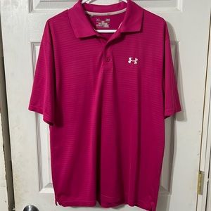Under Armour polo, short sleeve size large